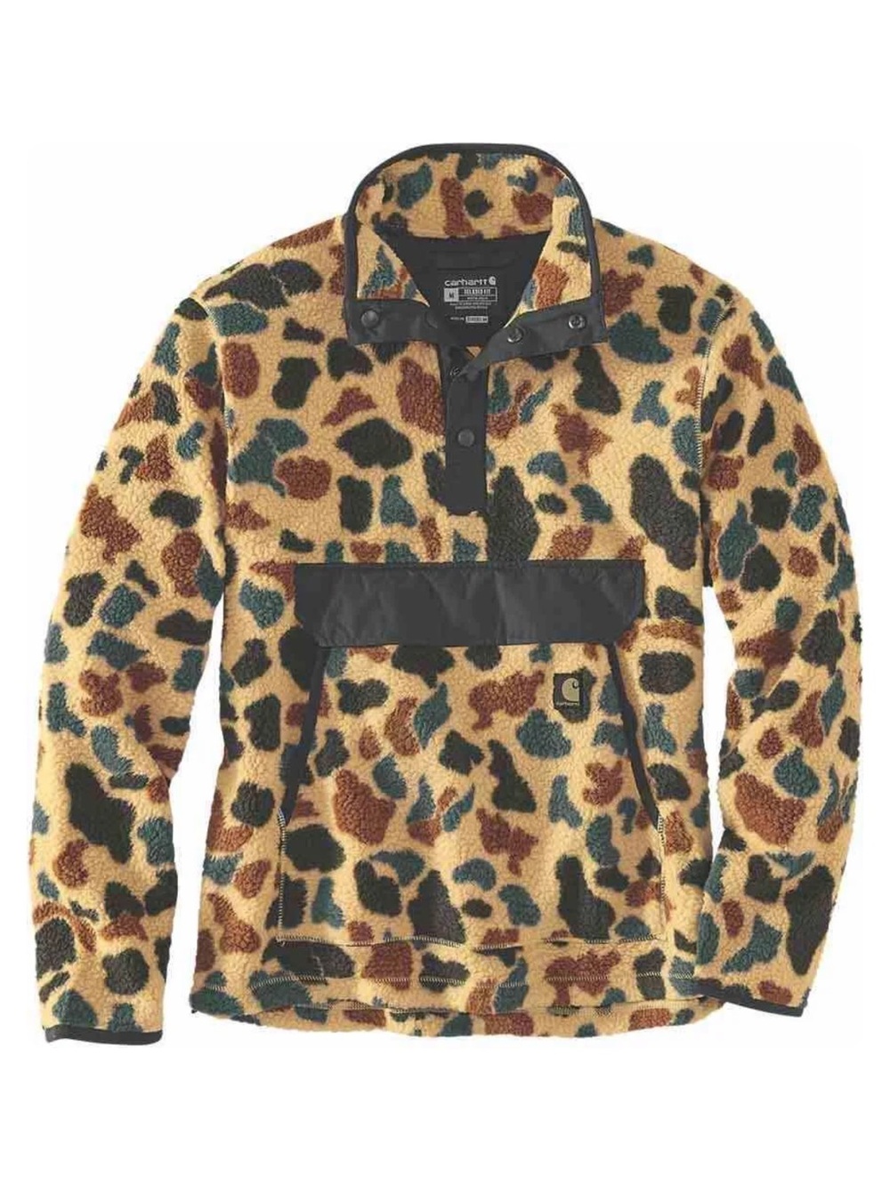 Carhartt Relaxed Fit Fleece Men’s Multi/Brown Duck Camo L